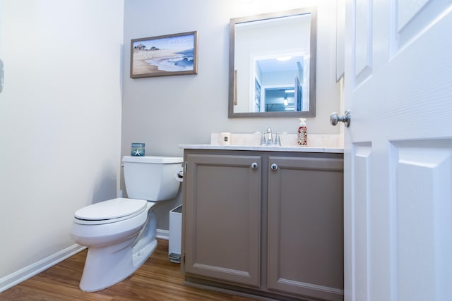 37516 N Laurel Park Dr, Livonia, MI 48152 - half bathroom with vanity and wood finished floors