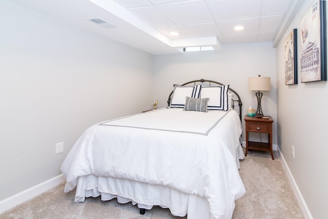 37516 N Laurel Park Dr, Livonia, MI 48152 - bedroom with recessed lighting and light colored carpet