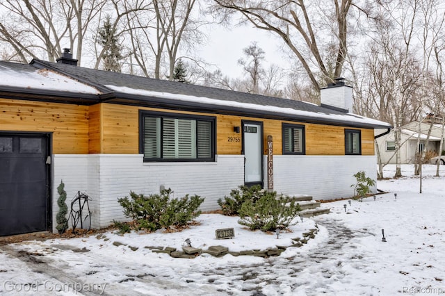 29755 Rosemond Dr, Southfield, MI 48025 - view of front of property featuring a chimney and brick siding