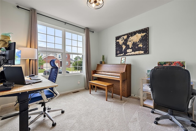 3860 Summit Dr, Sterling Heights, MI 48314 - office featuring baseboards and carpet floors