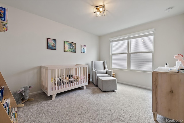 3860 Summit Dr, Sterling Heights, MI 48314 - bedroom with carpet and a crib