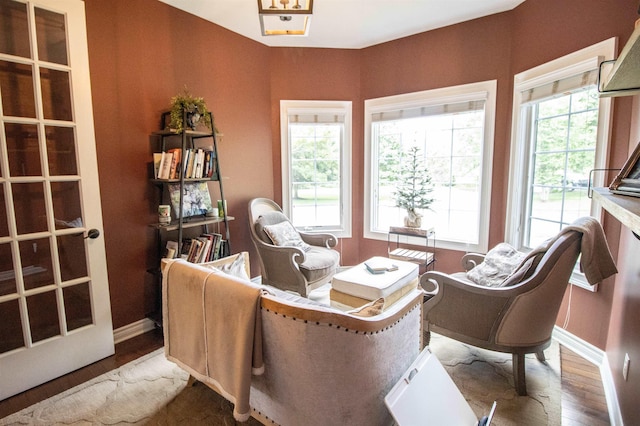 7380 Vassar Rd, Grand Blanc, MI 48439 - living area with healthy amount of natural light and wood finished floors