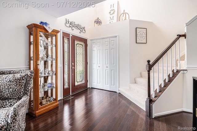 1558 Valentine Ct, Canton, MI 48188 - entrance foyer featuring wood-type flooring and stairs
