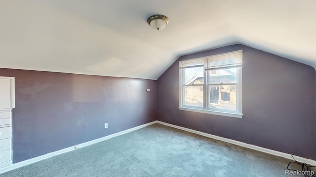 12660 Duchess St, Detroit, MI 48224 - additional living space with carpet floors and lofted ceiling