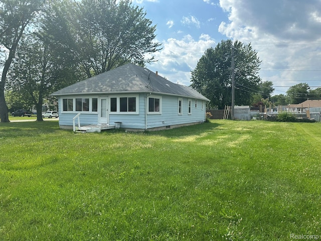 3363 Parkwood Ave, Monroe, MI 48162 - back of property featuring roof with shingles