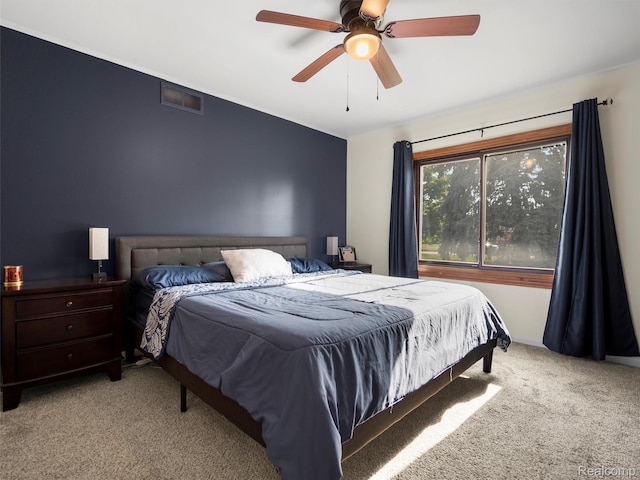 32721 Stoneybrook Ln, Macomb, MI 48026 - bedroom with carpet flooring and a ceiling fan