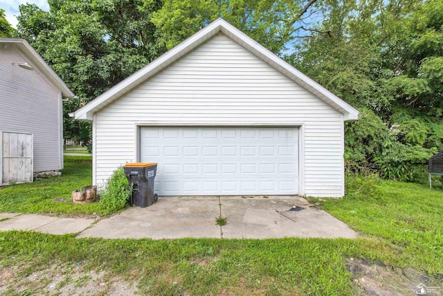 107 W Duncan St, Manchester, MI 48158 - view of detached garage