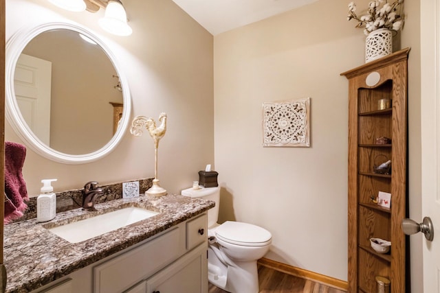 9379 Jamie Dr, Davison, MI 48423 - half bathroom with wood finished floors and vanity