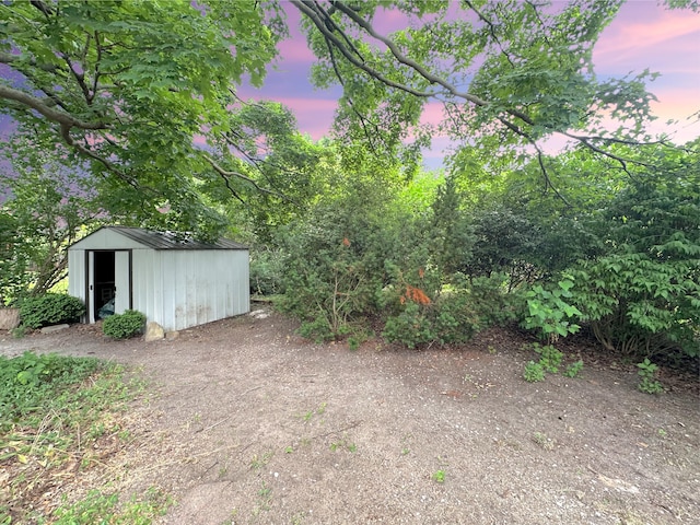 2839 128th Ave, Holland, MI 49424 - view of yard featuring a shed