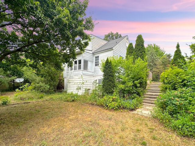 2839 128th Ave, Holland, MI 49424 - yard at dusk featuring stairway