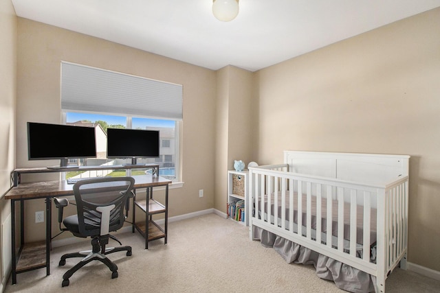 8767 Lilly Dr, Ypsilanti, MI 48197 - carpeted bedroom featuring a desk and baseboards