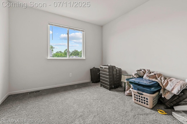 9019 Elbert Dr, Romulus, MI 48174 - carpeted empty room with baseboards