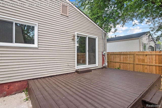 3764 Tyler Ave, Royal Oak, MI 48072 - view of wooden deck