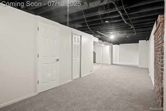 3764 Tyler Ave, Royal Oak, MI 48072 - finished below grade area featuring carpet flooring