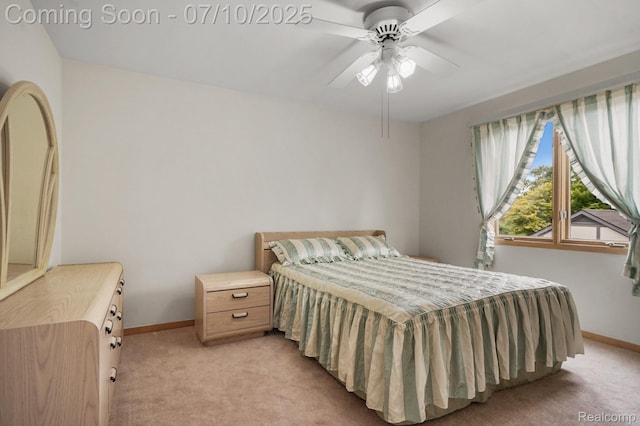 4253 Drexel Dr, Troy, MI 48098 - bedroom with light carpet and ceiling fan