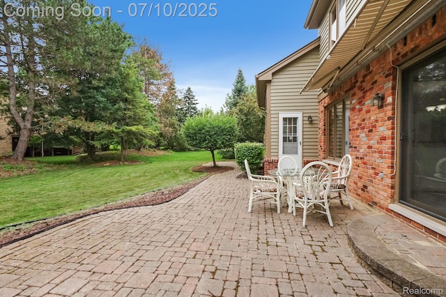 4253 Drexel Dr, Troy, MI 48098 - view of patio / terrace featuring outdoor dining space