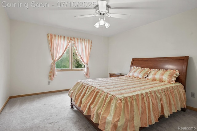 4253 Drexel Dr, Troy, MI 48098 - carpeted bedroom featuring baseboards and ceiling fan