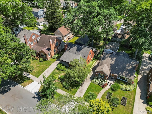 1877 Wiltshire Rd, Berkley, MI 48072 - aerial view of property's location with nearby suburban area