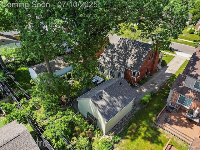 1877 Wiltshire Rd, Berkley, MI 48072 - aerial view of property and surrounding area