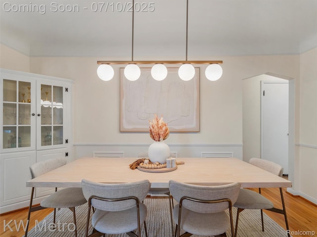 1877 Wiltshire Rd, Berkley, MI 48072 - dining space featuring light wood-type flooring