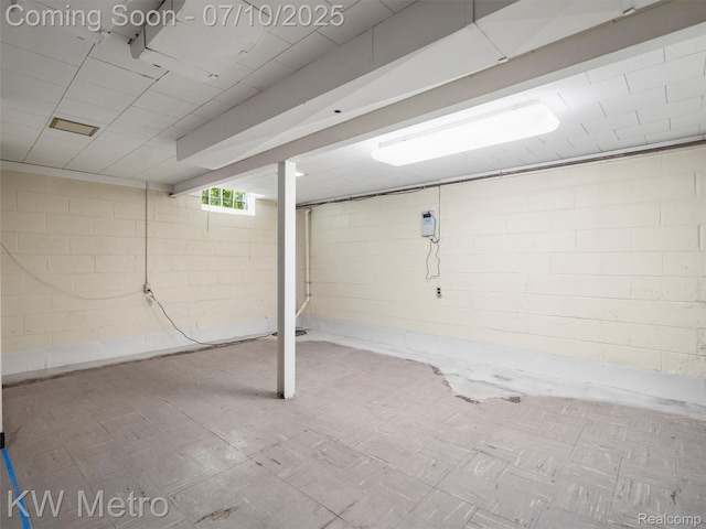 1877 Wiltshire Rd, Berkley, MI 48072 - below grade area with concrete block wall