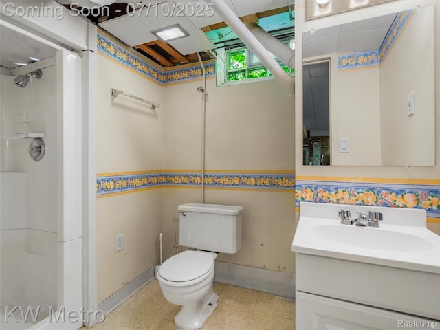 1877 Wiltshire Rd, Berkley, MI 48072 - bathroom with vanity and a shower
