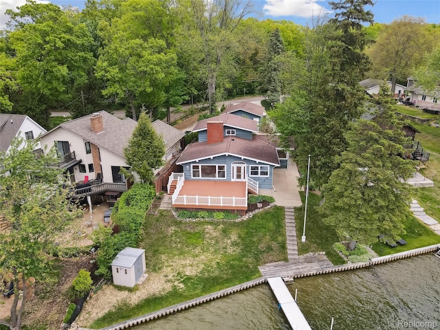 2009 Ridge Rd, White Lake, MI 48383 - view of subject property featuring a nearby body of water