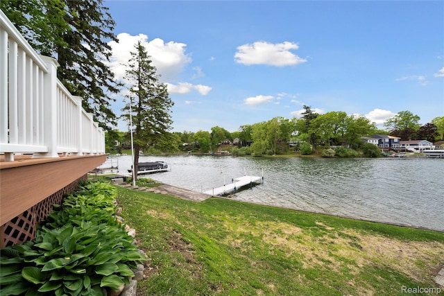 2009 Ridge Rd, White Lake, MI 48383 - dock with a water view