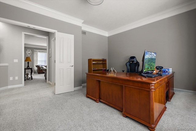 8507 Newbury Ct N, Canton, MI 48187 - office space with light colored carpet and crown molding