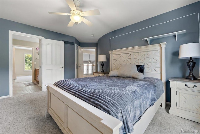 8507 Newbury Ct N, Canton, MI 48187 - bedroom featuring light carpet and ceiling fan