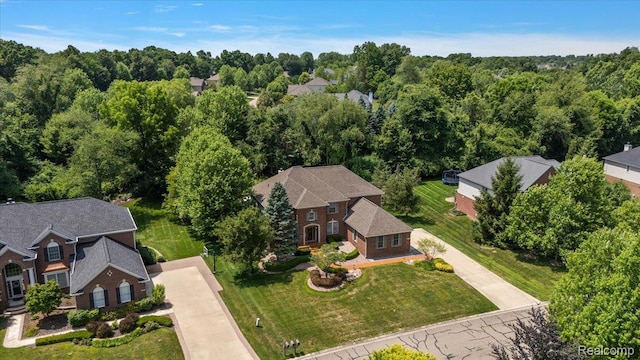 8507 Newbury Ct N, Canton, MI 48187 - aerial view of property and surrounding area