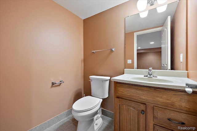 8507 Newbury Ct N, Canton, MI 48187 - bathroom featuring vanity and tile patterned flooring