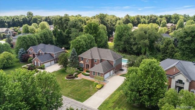 8507 Newbury Ct N, Canton, MI 48187 - aerial view of residential area