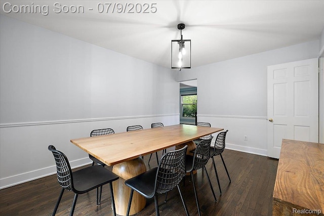 32010 Inglewood St, Franklin, MI 48025 - dining area with dark wood-type flooring and baseboards