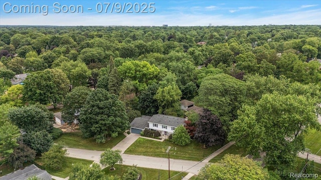 32010 Inglewood St, Franklin, MI 48025 - drone / aerial view of a forest