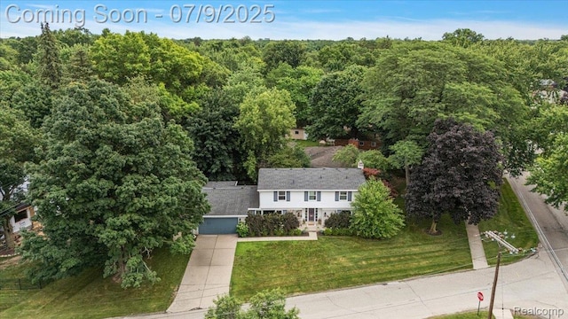32010 Inglewood St, Franklin, MI 48025 - view from above of property with a heavily wooded area