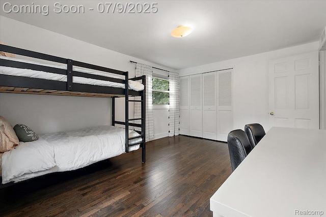 32010 Inglewood St, Franklin, MI 48025 - bedroom with dark wood finished floors and a closet