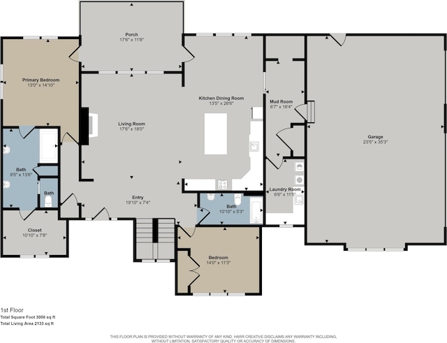 7979 Ella Terrace Dr, Rockford, MI 49341 - view of floor plan / room layout