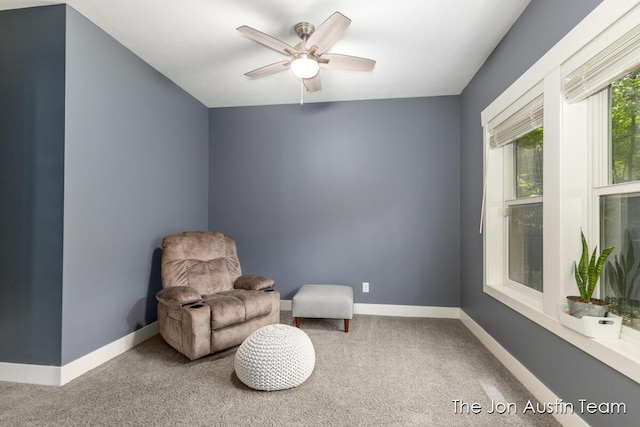 7979 Ella Terrace Dr, Rockford, MI 49341 - unfurnished room with carpet and a ceiling fan