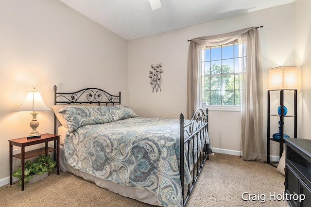 3566 Little Timber Ct SW, Grand Rapids, MI 49534 - carpeted bedroom with baseboards and a ceiling fan