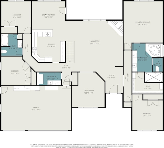 3566 Little Timber Ct SW, Grand Rapids, MI 49534 - view of property floor plan