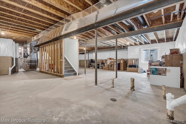 1043 Kendall Ct, Lake Orion, MI 48360 - basement featuring stairway