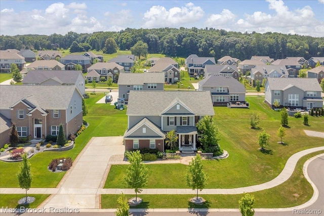 1043 Kendall Ct, Lake Orion, MI 48360 - aerial view of residential area