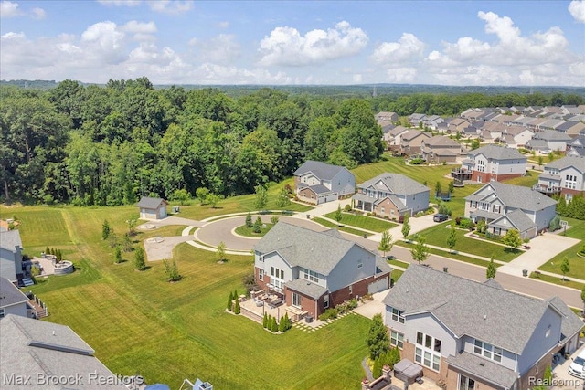 1043 Kendall Ct, Lake Orion, MI 48360 - aerial perspective of suburban area