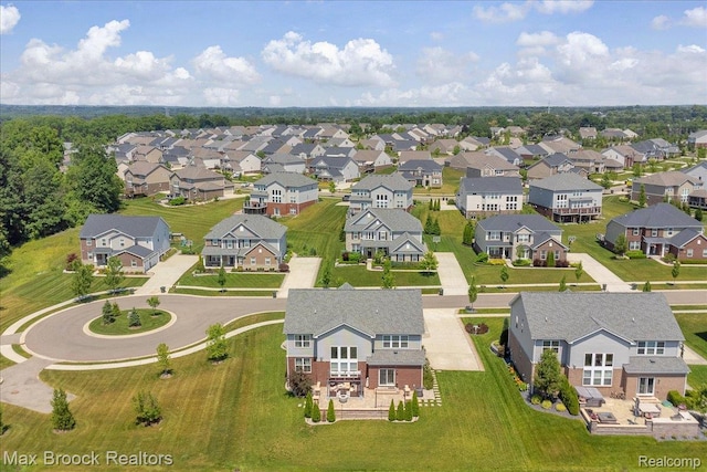 1043 Kendall Ct, Lake Orion, MI 48360 - aerial perspective of suburban area