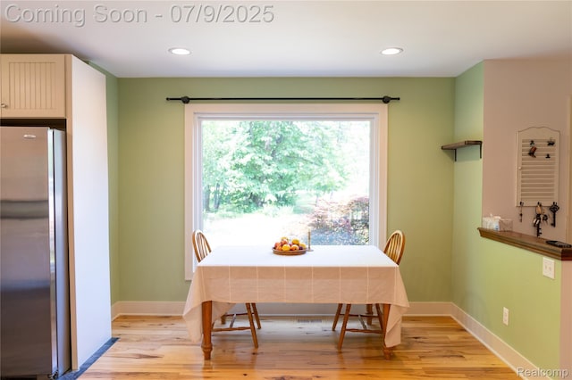 3580 Hazelton Ave, Rochester Hills, MI 48307 - dining room featuring light wood-type flooring and recessed lighting