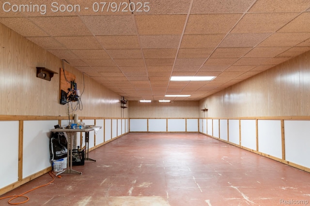 3580 Hazelton Ave, Rochester Hills, MI 48307 - unfurnished room featuring a paneled ceiling