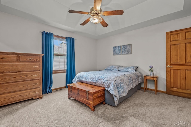 1381 Briarson Dr, Saginaw, MI 48638 - bedroom featuring carpet floors and a ceiling fan