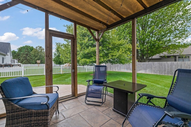 1381 Briarson Dr, Saginaw, MI 48638 - sunroom / solarium with lofted ceiling