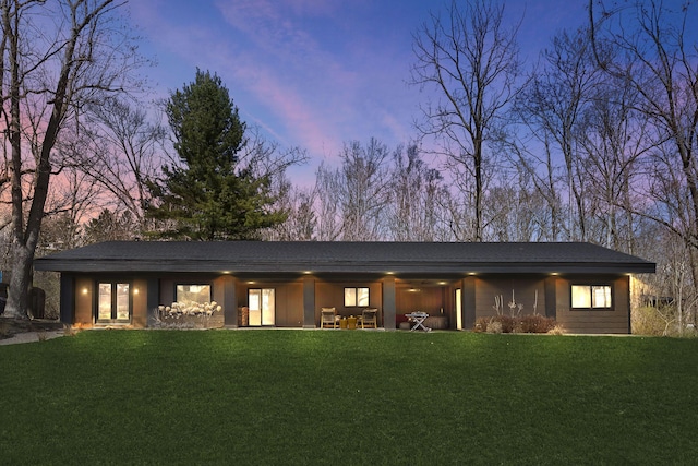 9442 Community Hall Rd, Union Pier, MI 49129 - back of house with a lawn